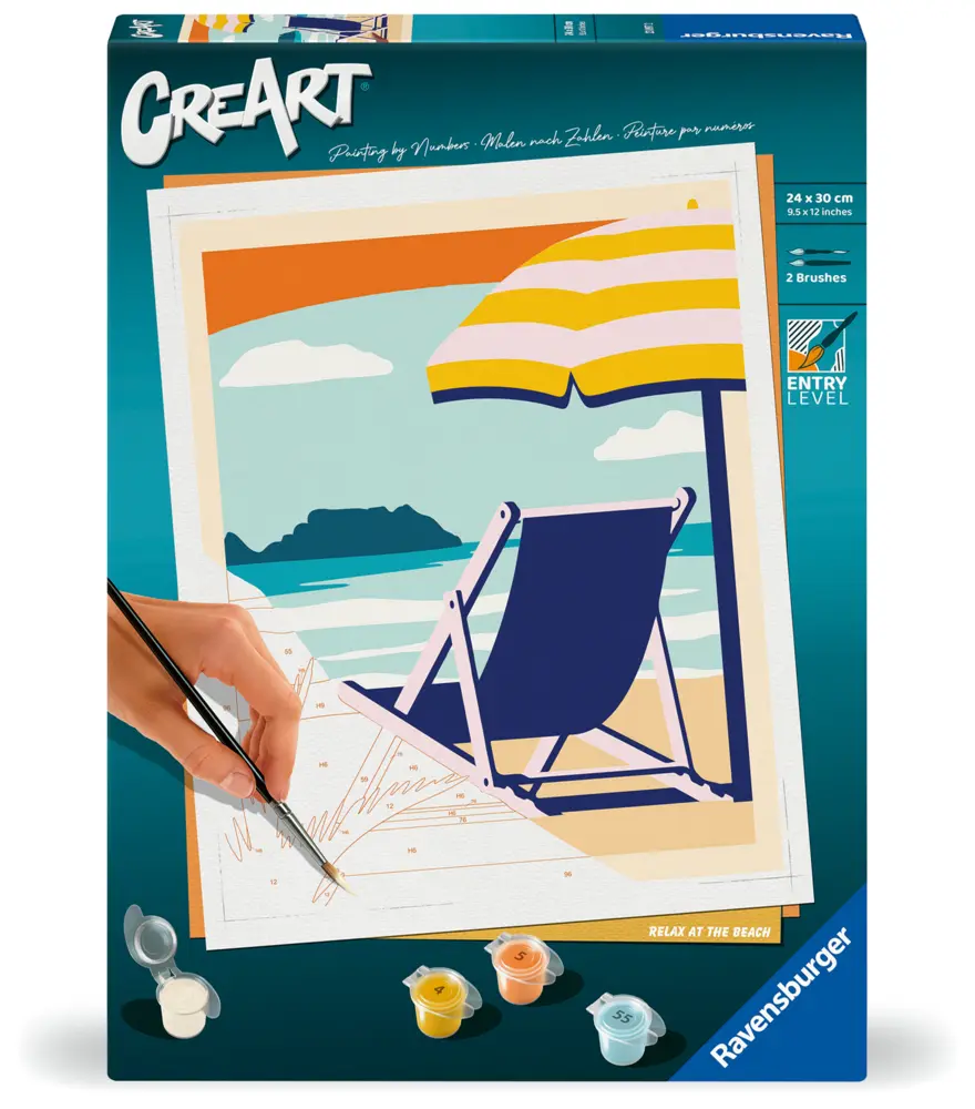 Cover: 4005556238972 | CreArt Adults Trend - Relaxen am Strand | Spiel | 23897 | Deutsch