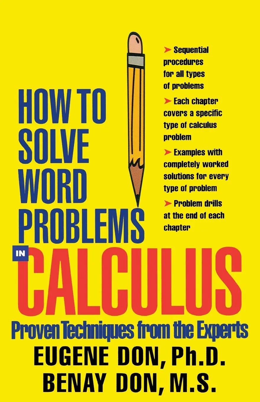 Cover: 9780071358972 | HOW SOLVE WORD PROBLEMS CALC | Don | Taschenbuch | Englisch | 2001