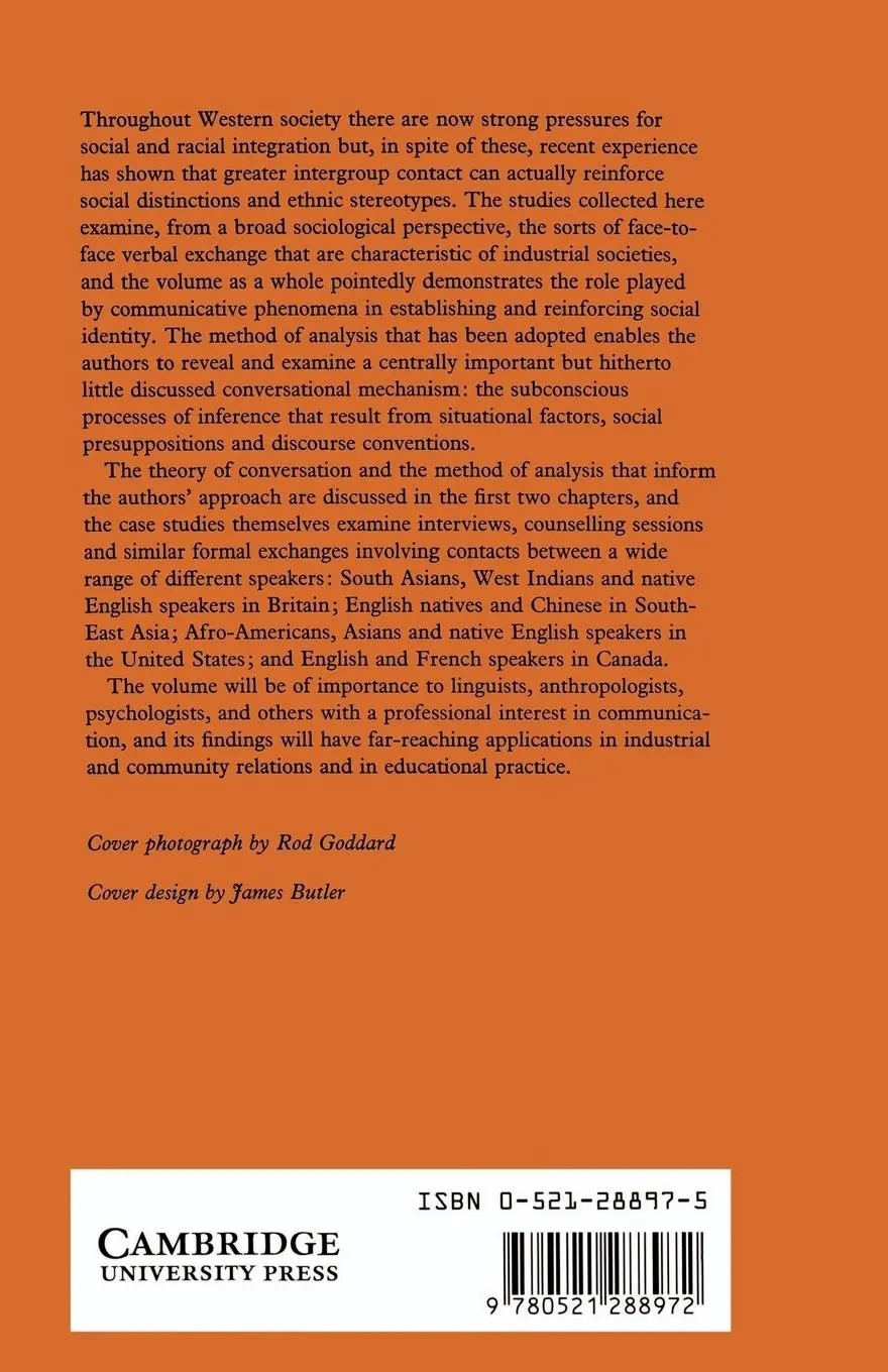Rückseite: 9780521288972 | Language and Social Identity | John J. Gumperz (u. a.) | Taschenbuch