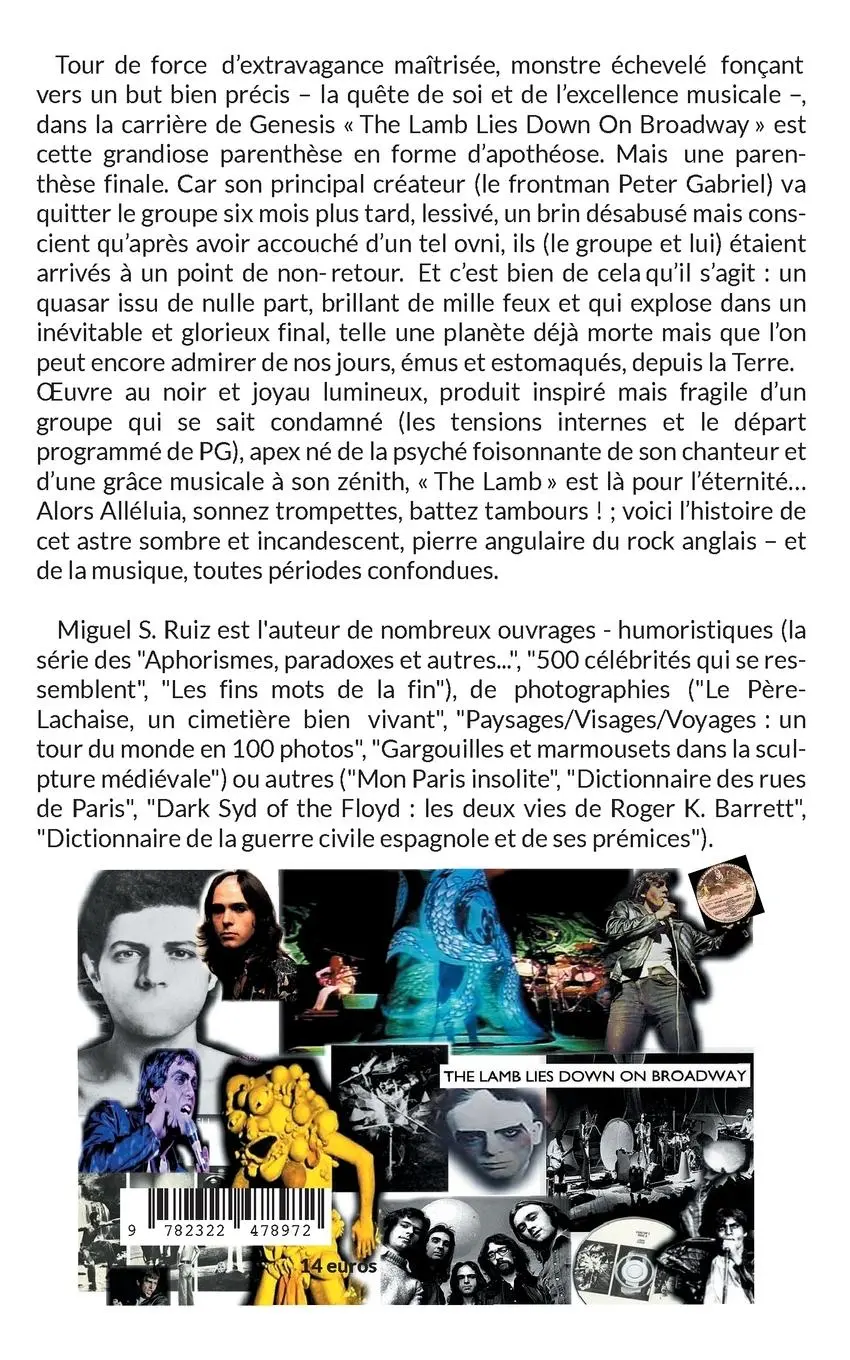 Rückseite: 9782322478972 | L'Agneau gît sur Broadway | Miguel S. Ruiz | Taschenbuch | Französisch