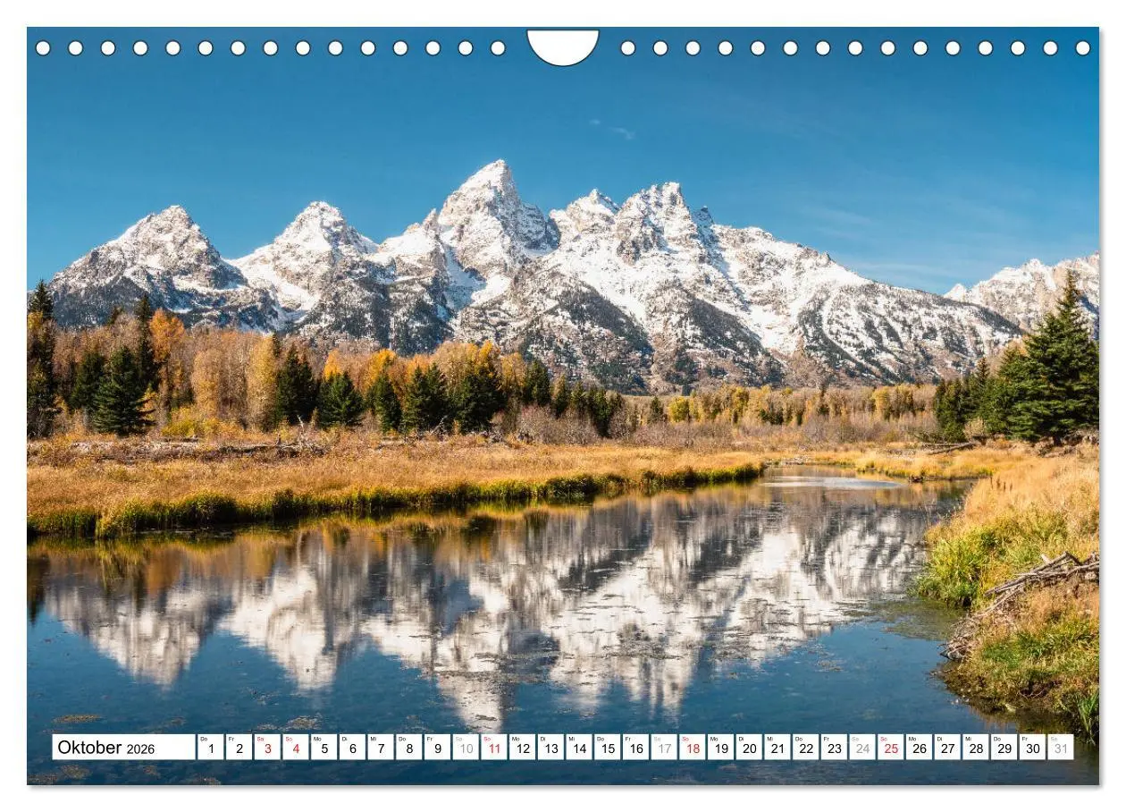 Bild: 9783457878972 | Grand Teton National Park (Wandkalender 2026 DIN A4 quer), CALVENDO...