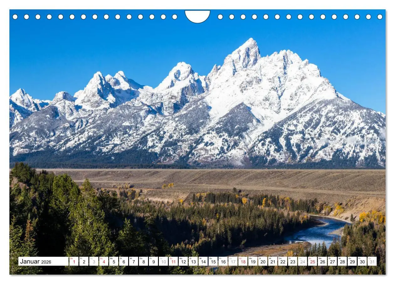 Bild: 9783457878972 | Grand Teton National Park (Wandkalender 2026 DIN A4 quer), CALVENDO...