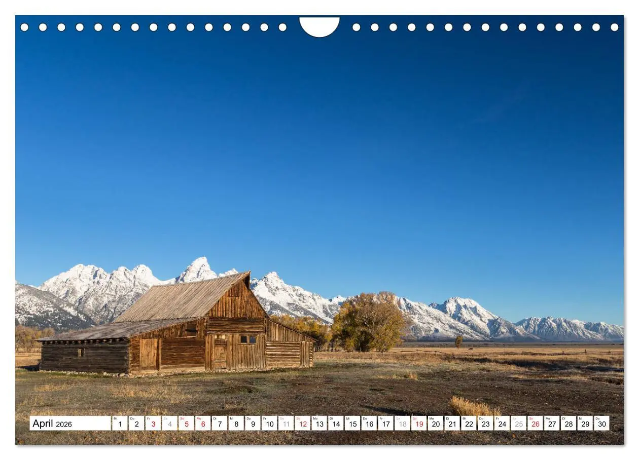Bild: 9783457878972 | Grand Teton National Park (Wandkalender 2026 DIN A4 quer), CALVENDO...
