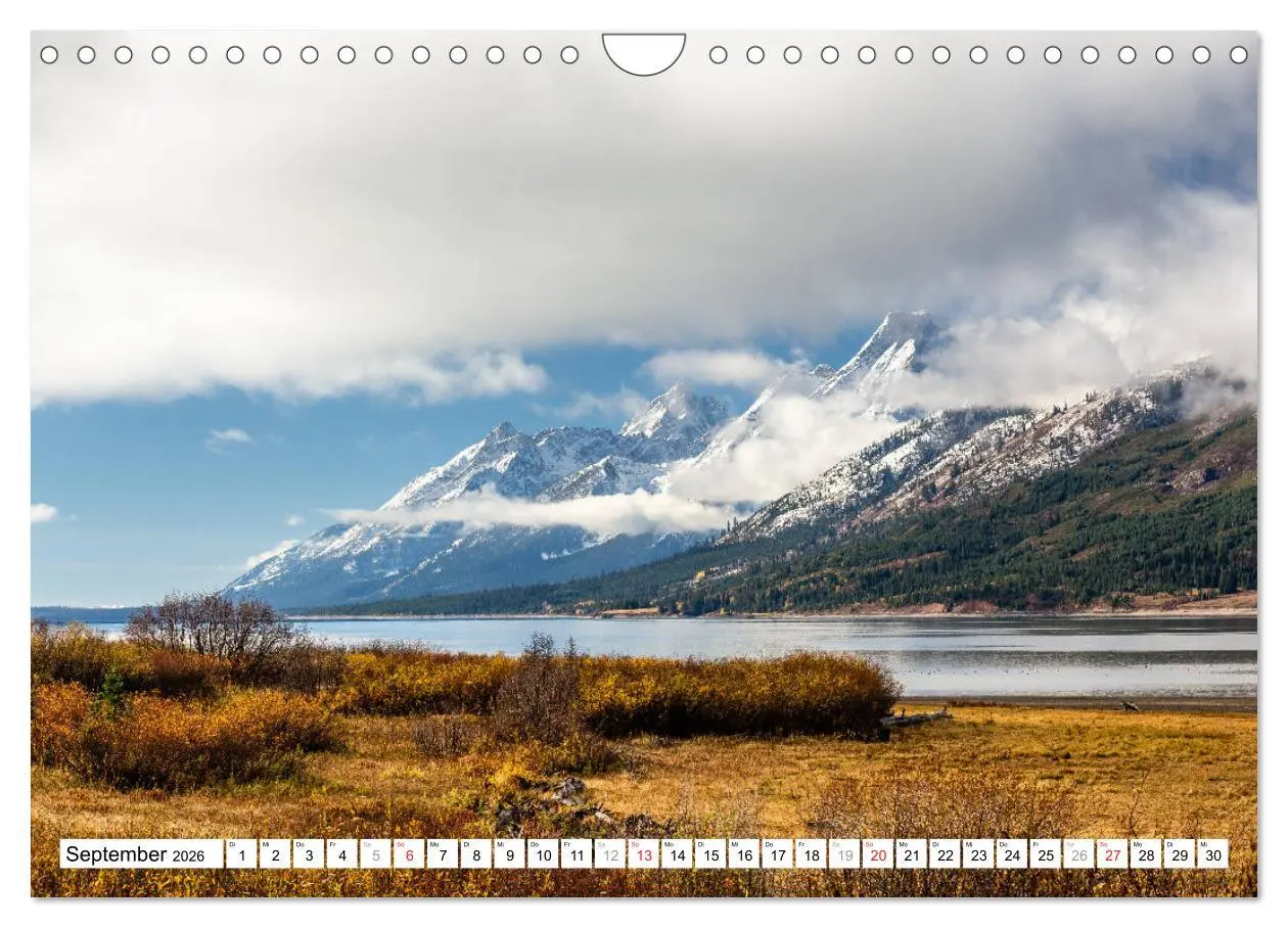 Bild: 9783457878972 | Grand Teton National Park (Wandkalender 2026 DIN A4 quer), CALVENDO...