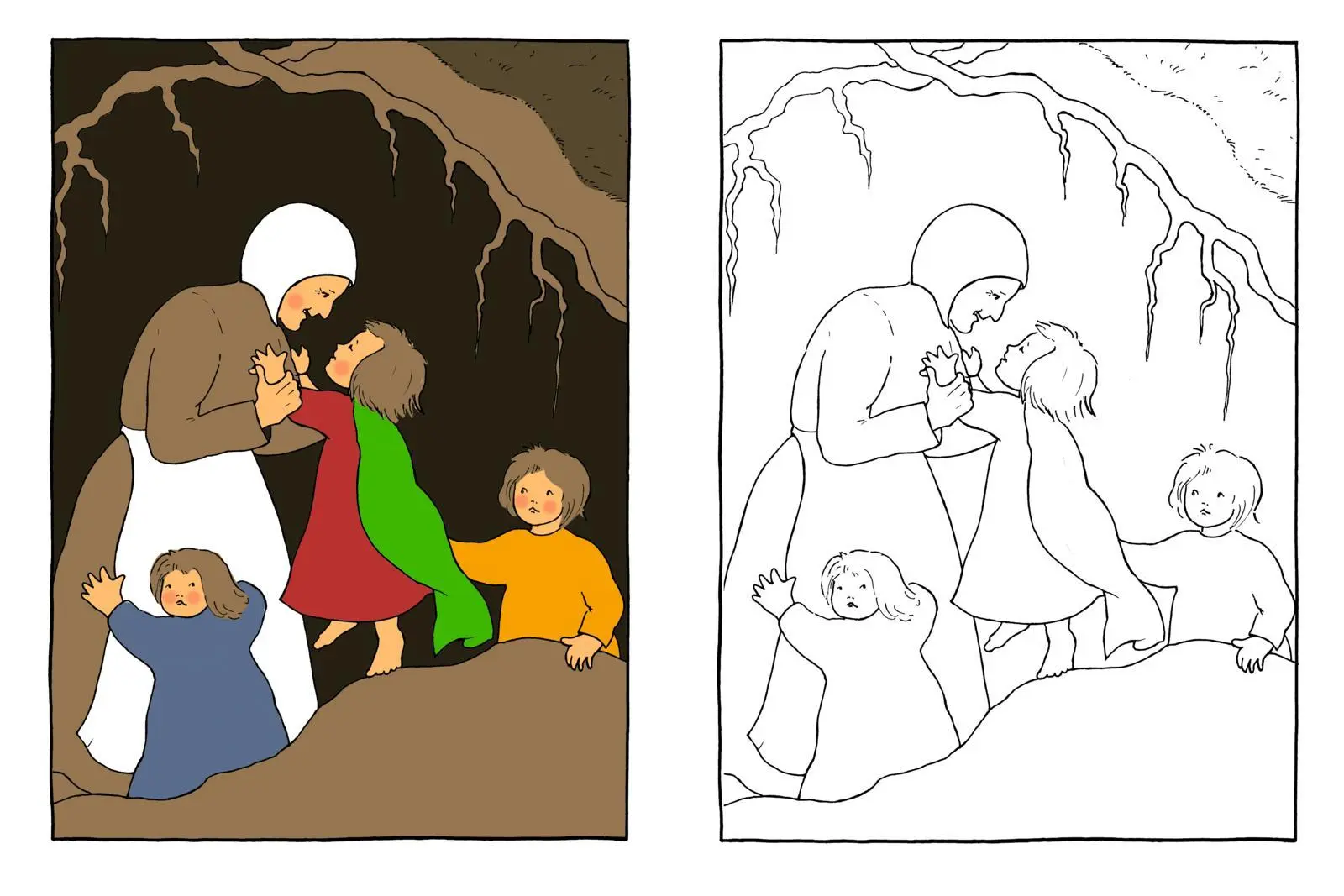 Bild: 9783480238972 | Etwas von den Wurzelkindern: Jahreszeiten-Malbuch | Sibylle von Olfers Bild: 9783480238972 | Etwas von den Wurzelkindern: Jahreszeiten-Malbuch | Sibylle von Olfers