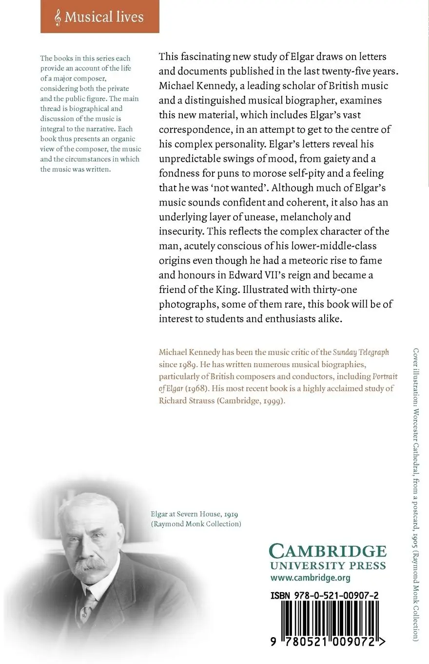 Rückseite: 9780521009072 | The Life of Elgar | Michael Kennedy | Taschenbuch | Englisch | 2011
