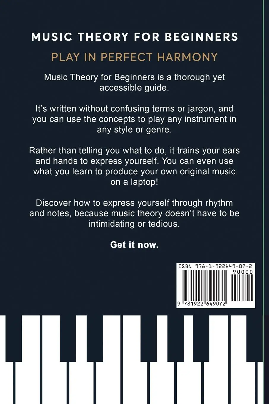 Rückseite: 9781922649072 | Music Theory for Beginners | Aventuras Viaje | Taschenbuch | Englisch