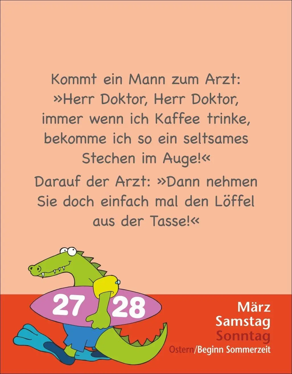 Bild: 9783840039072 | Witze für Kids Tagesabreißkalender 2027 | Petra Raffelsiefer | 324 S.