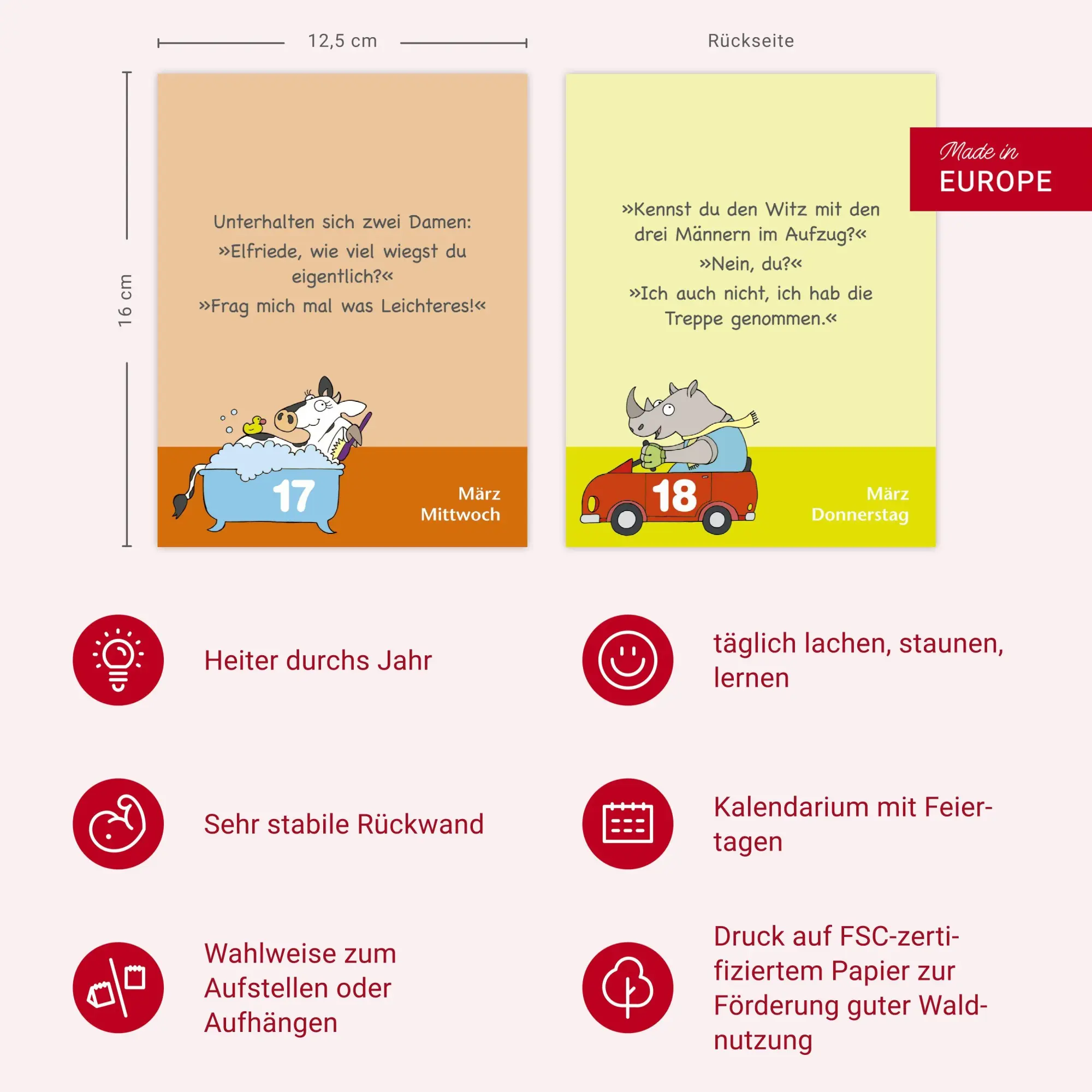 Bild: 9783840039072 | Witze für Kids Tagesabreißkalender 2027 | Petra Raffelsiefer | 324 S.