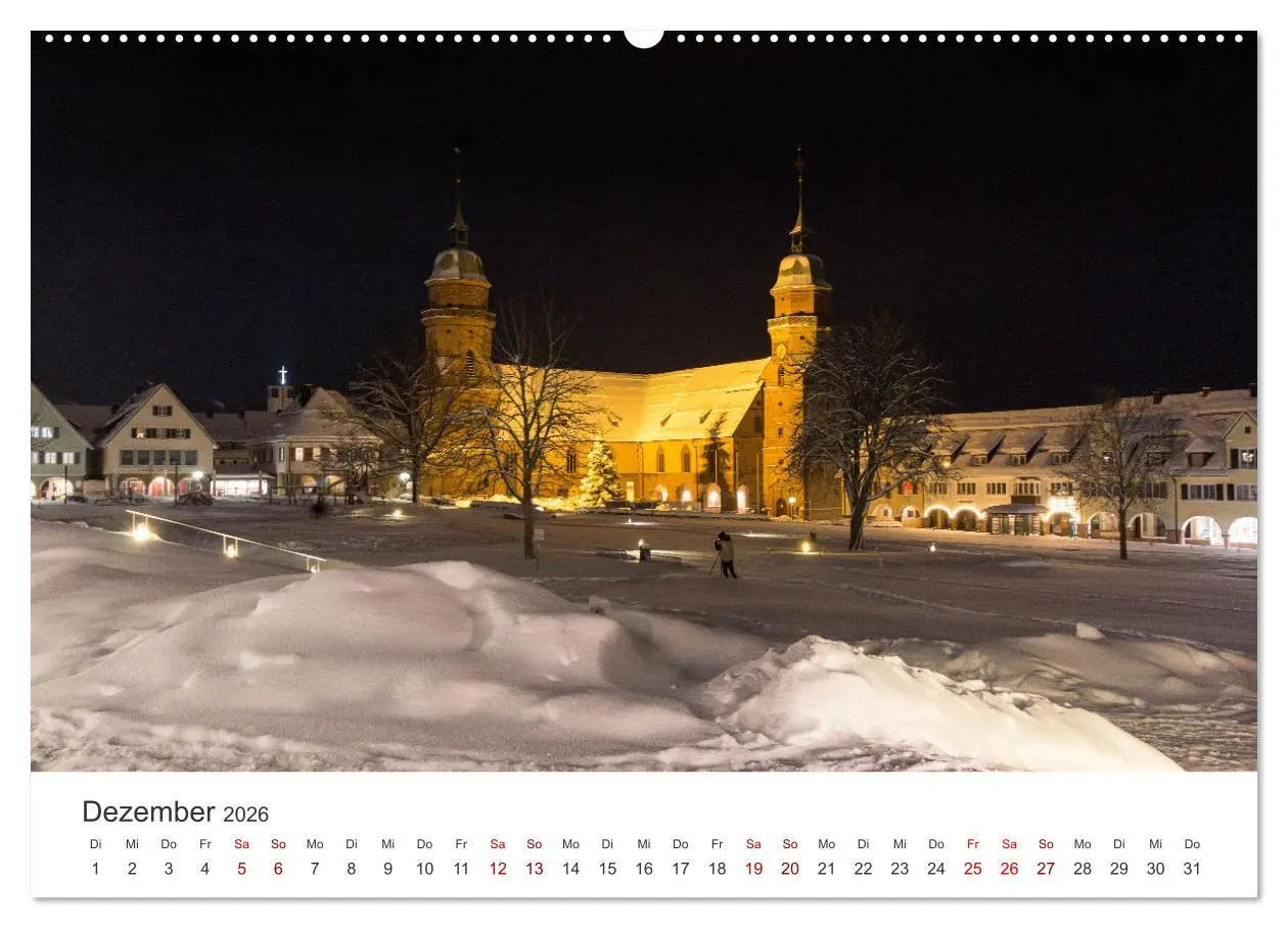 Bild: 9783457449172 | Freudenstadt 2026 (hochwertiger Premium Wandkalender 2026 DIN A2...