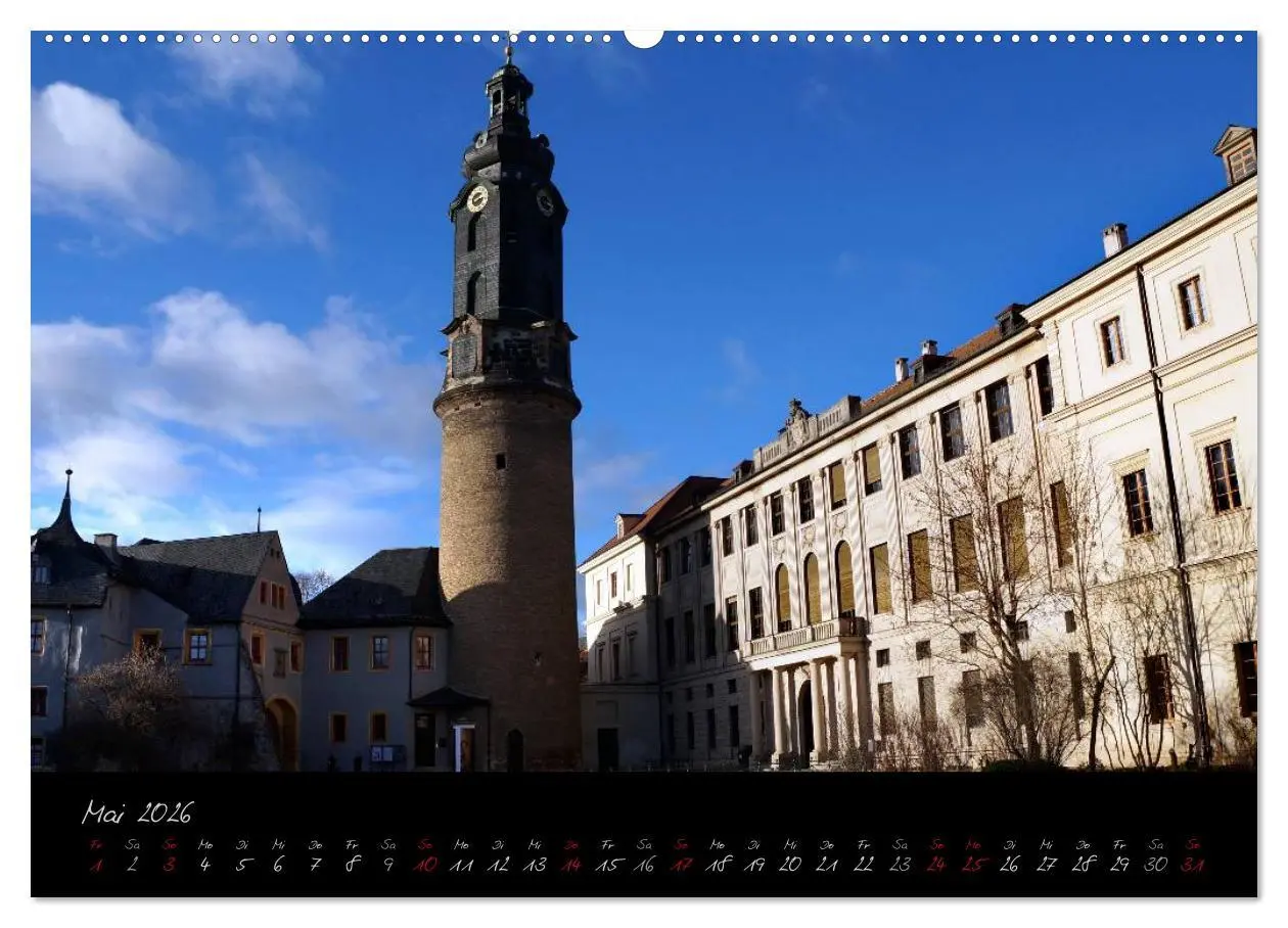 Bild: 9783516229172 | Weimar (Wandkalender 2026 DIN A2 quer), CALVENDO Monatskalender | 2026