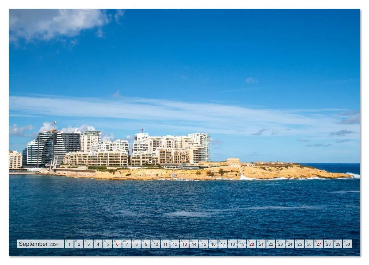 Bild: 9783516609172 | Malta - Historisches Juwel im Mittelmeer (Tischkalender 2026 DIN A5...