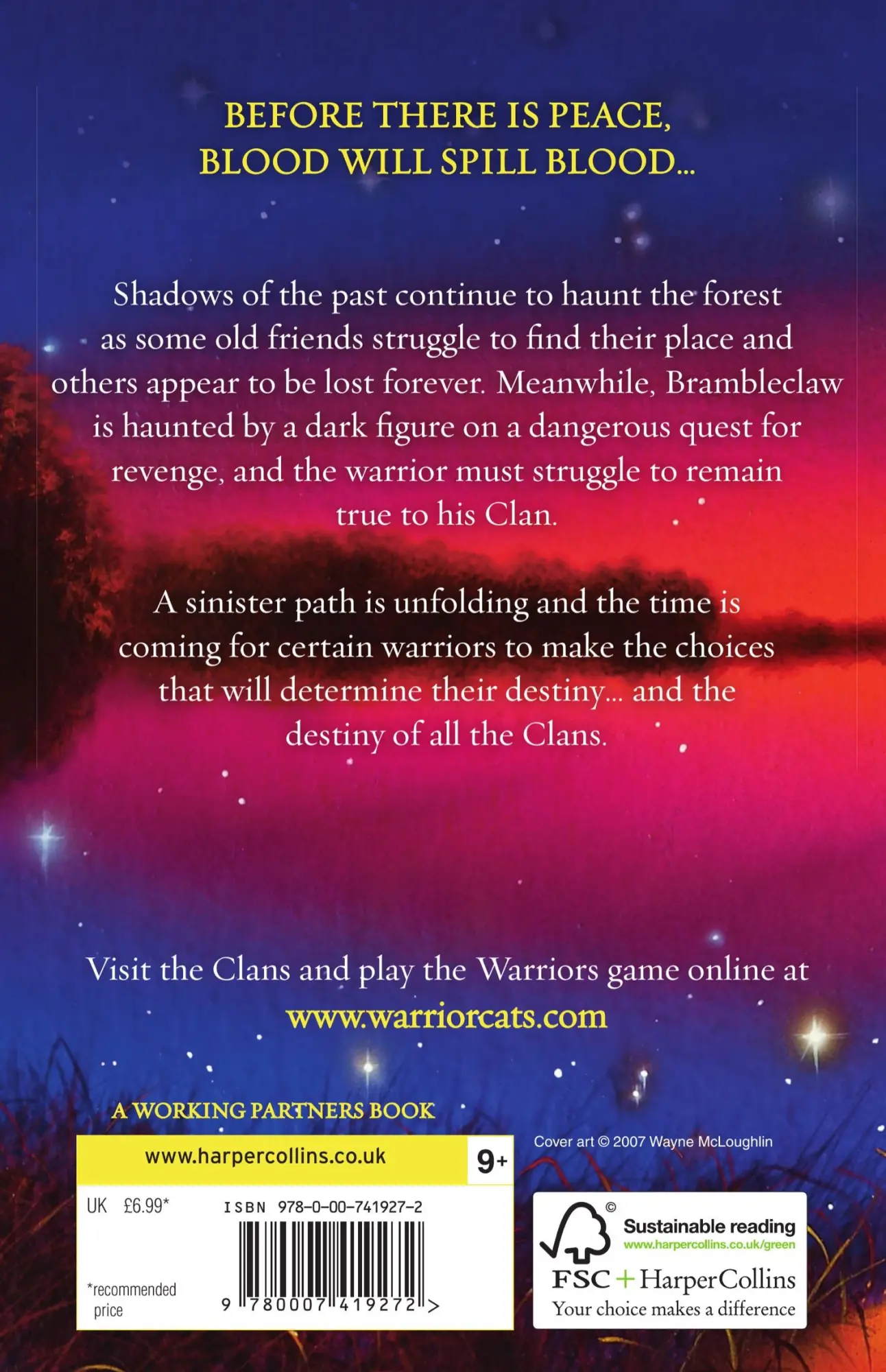 Rückseite: 9780007419272 | SUNSET | Erin Hunter | Taschenbuch | Kartoniert / Broschiert | 2011