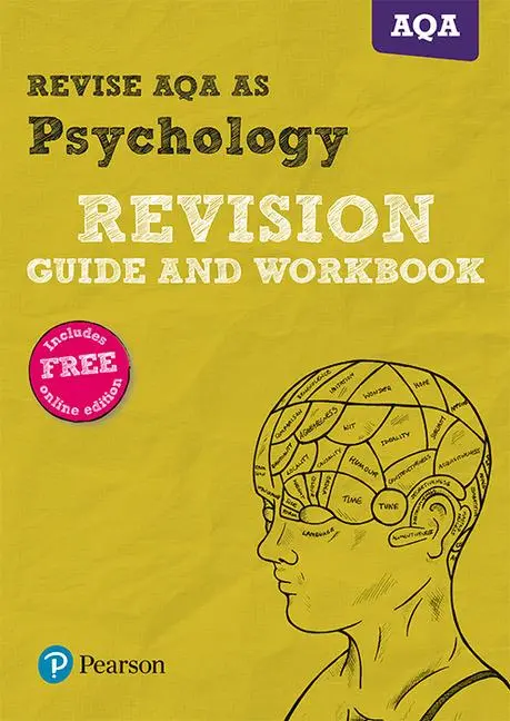 Cover: 9781292139272 | Pearson REVISE AQA AS level Psychology Revision Guide and Workbook...