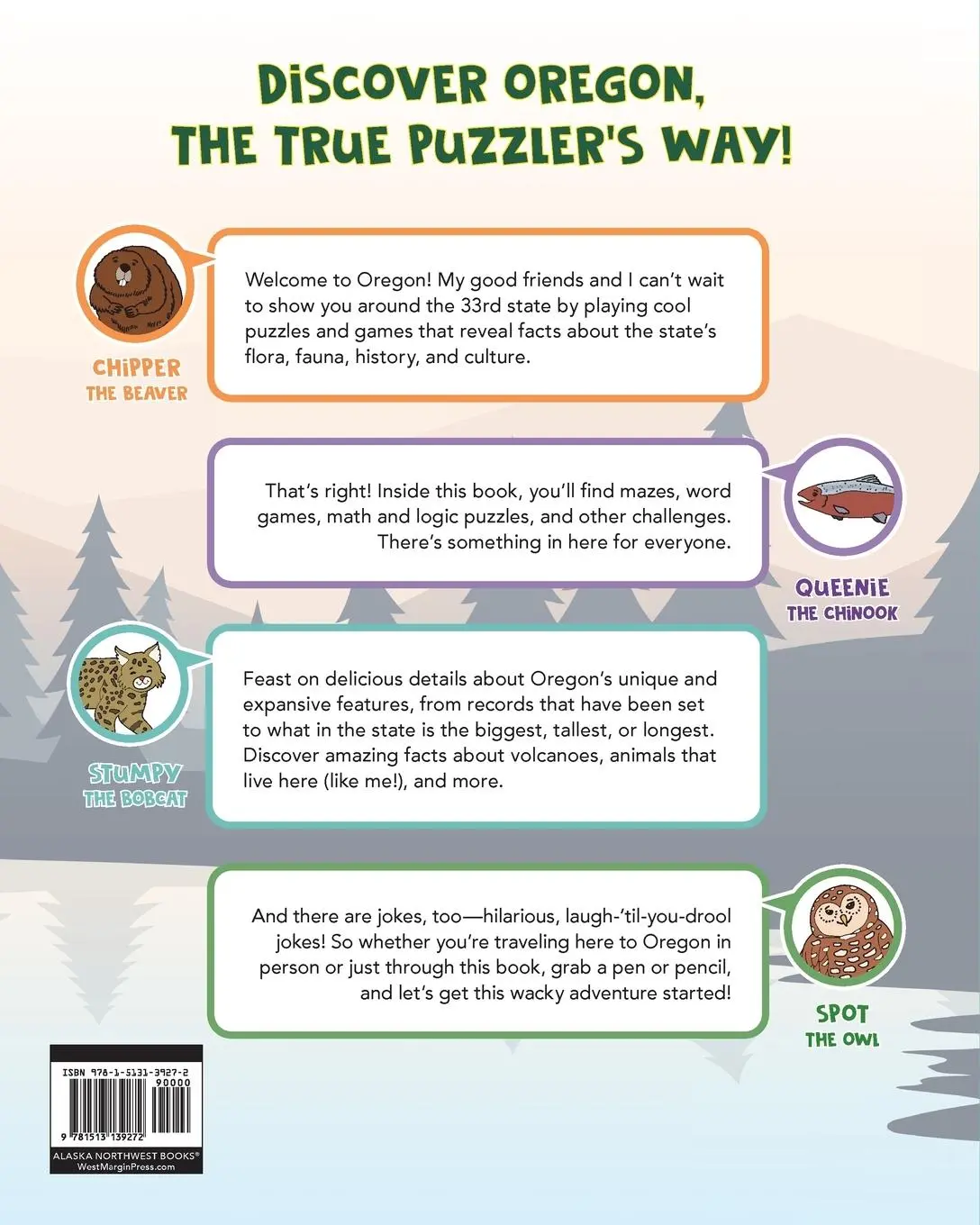 Rückseite: 9781513139272 | The Puzzler's Guide to Oregon | Jen Funk Weber | Taschenbuch | 2023