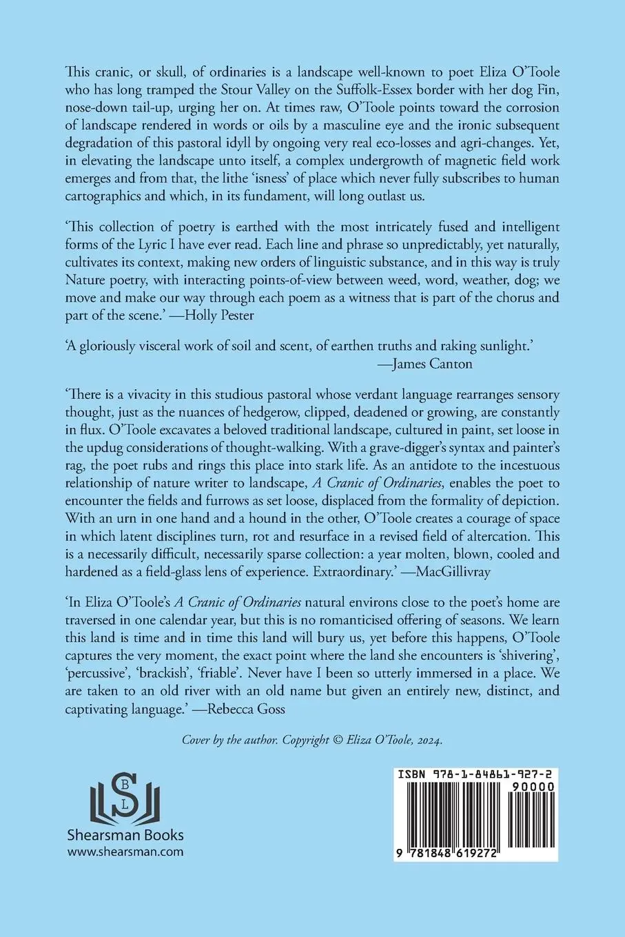 Rückseite: 9781848619272 | A Cranic of Ordinaries | Eliza O'Toole | Taschenbuch | Englisch | 2024