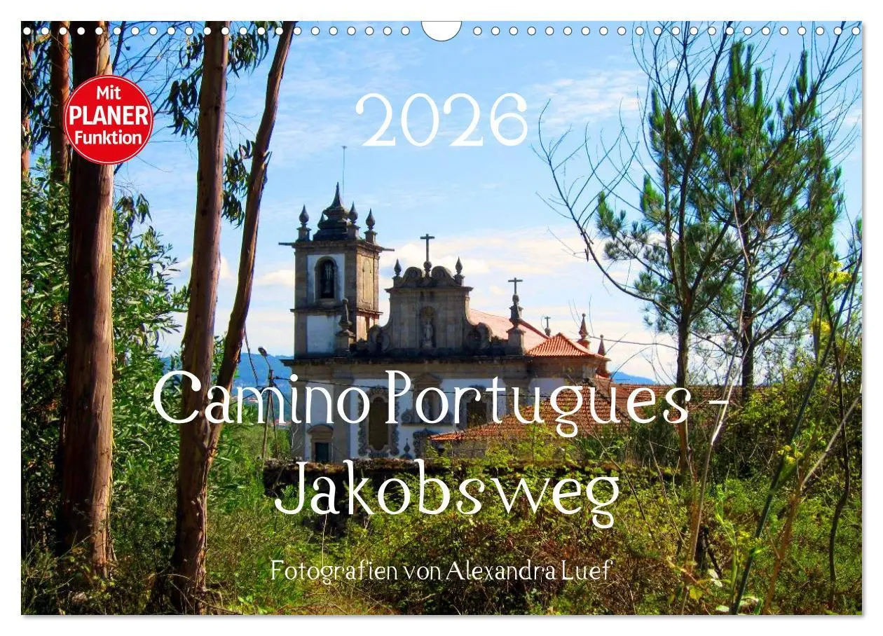 Cover: 9783457989272 | Camino Portugues - Jakobsweg (Wandkalender 2026 DIN A3 quer),...
