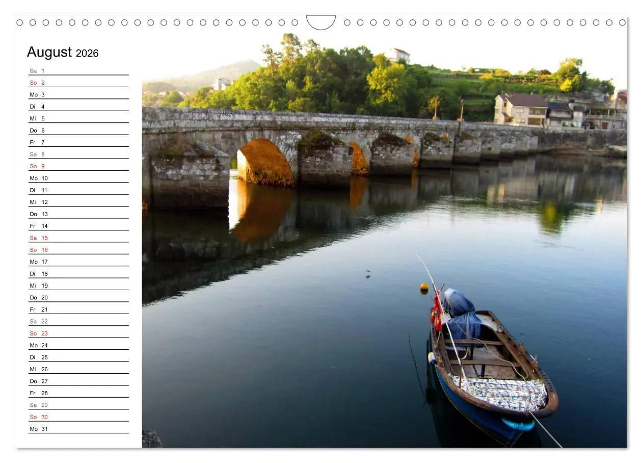 Bild: 9783457989272 | Camino Portugues - Jakobsweg (Wandkalender 2026 DIN A3 quer),...