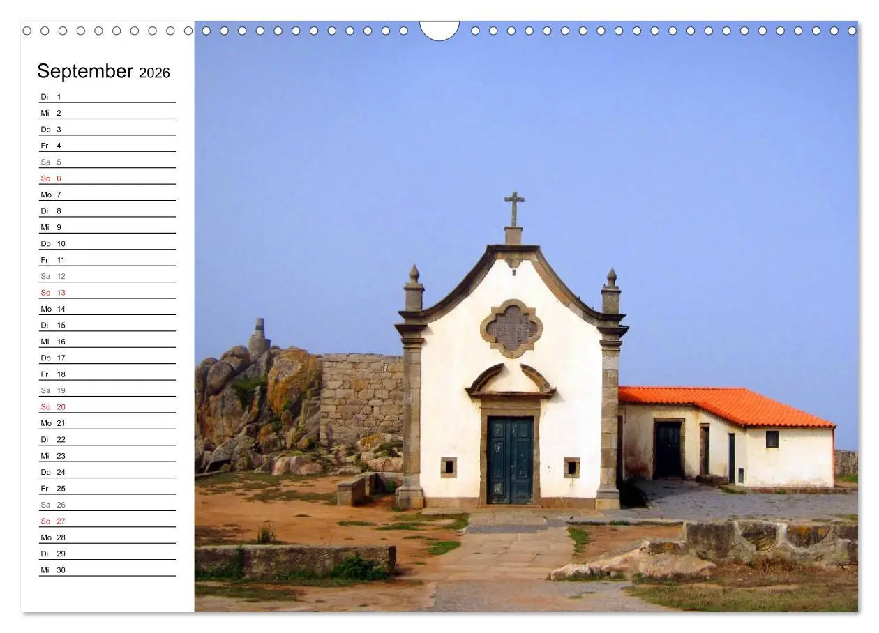 Bild: 9783457989272 | Camino Portugues - Jakobsweg (Wandkalender 2026 DIN A3 quer),...