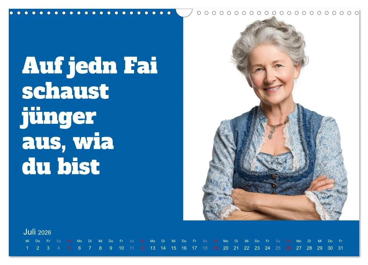 Bild: 9783516699272 | Bayerisch flirten, Gspusi! Bayern Kalender mit Dialekt und Mundart...