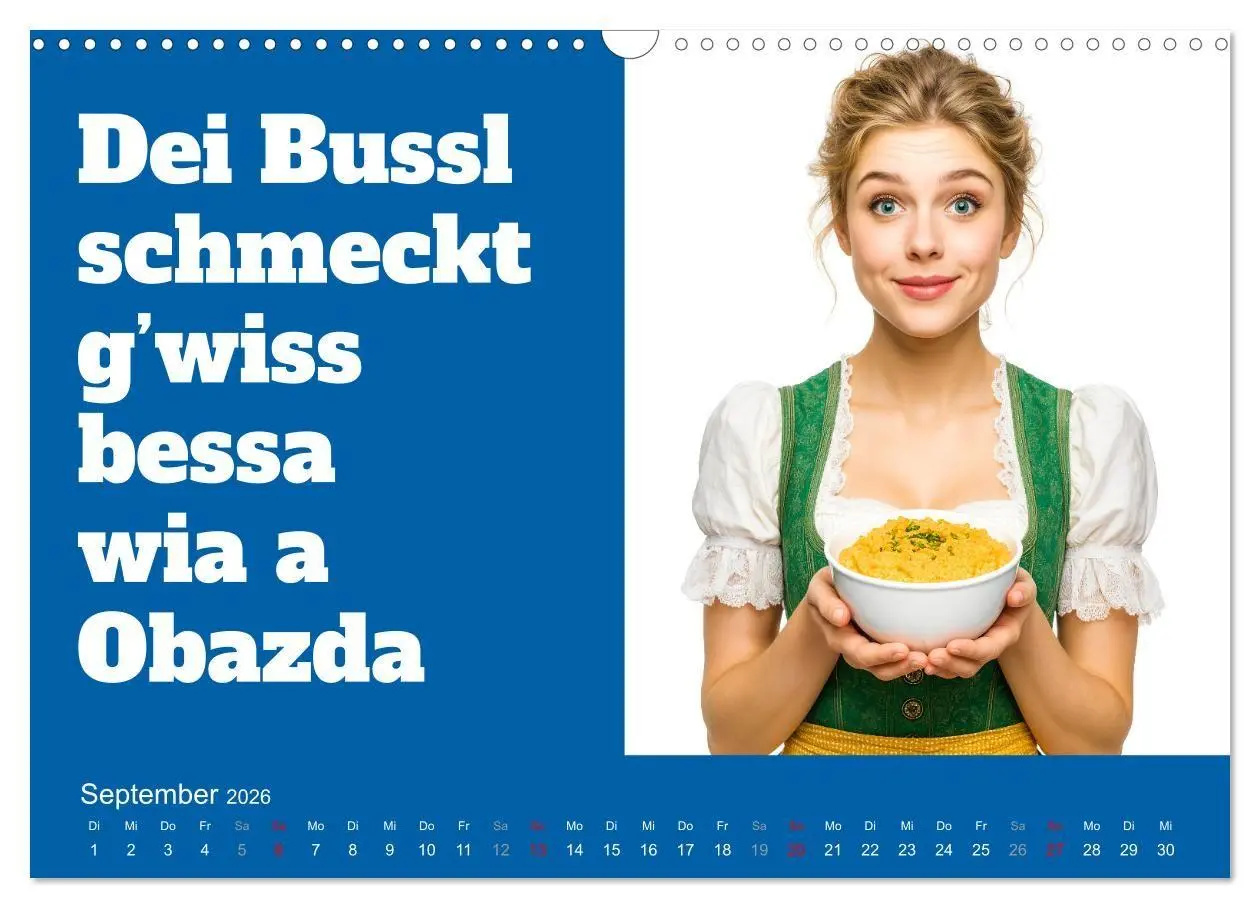 Bild: 9783516699272 | Bayerisch flirten, Gspusi! Bayern Kalender mit Dialekt und Mundart...