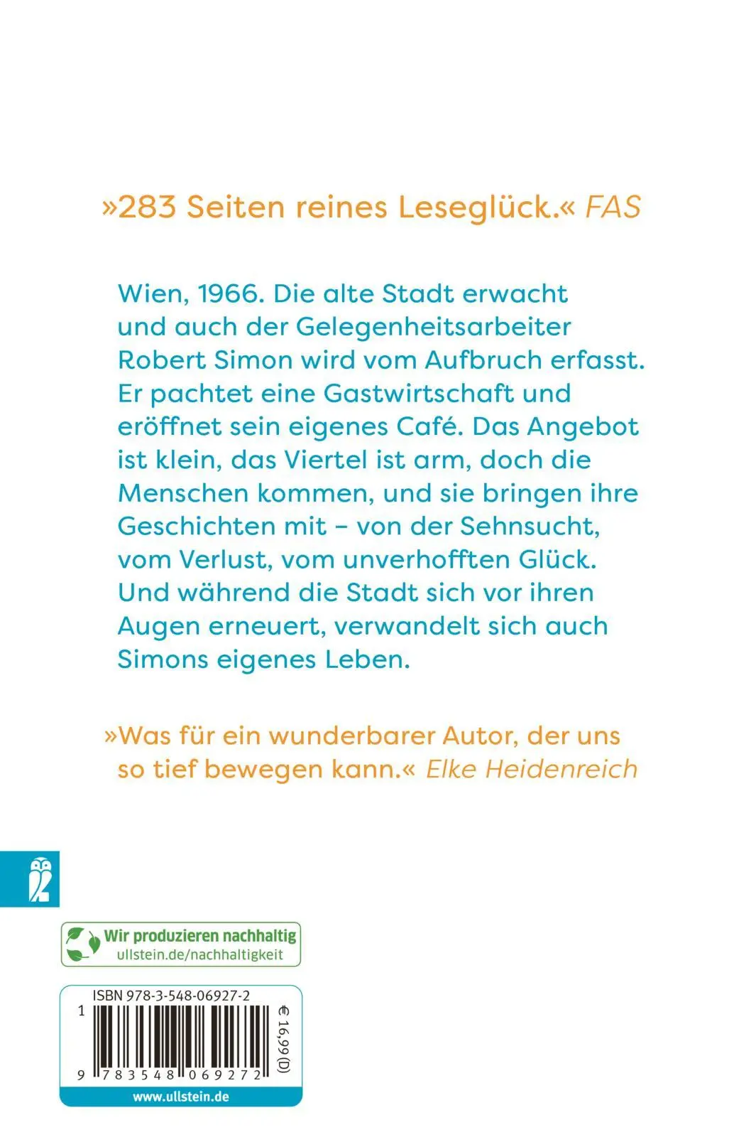 Rückseite: 9783548069272 | Das Café ohne Namen | Robert Seethaler | Taschenbuch | 288 S. | 2024
