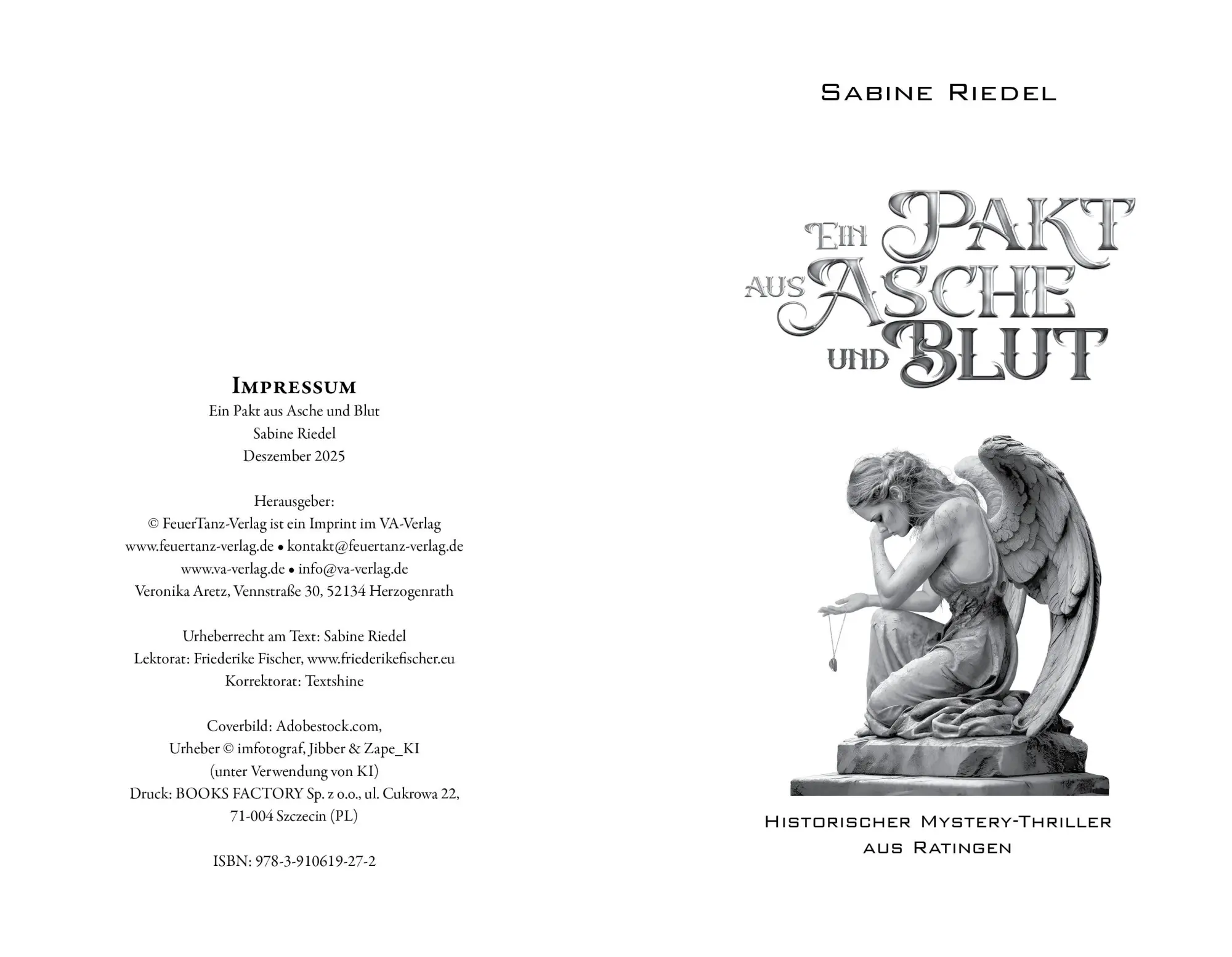 Bild: 9783910619272 | Ein Pakt aus Asche und Blut | Sabine Riedel | Taschenbuch | 552 S.