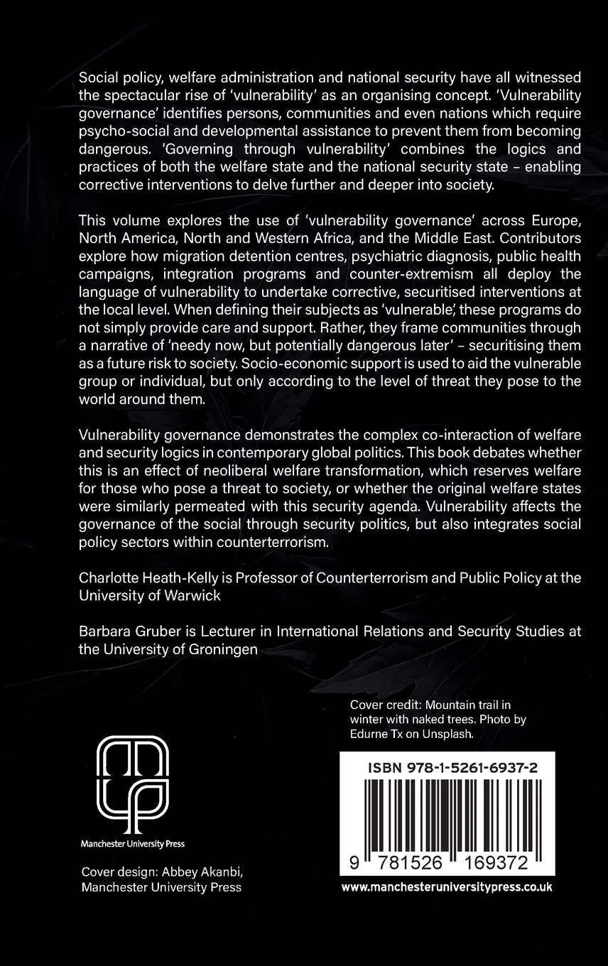 Rückseite: 9781526169372 | Vulnerability | Governing the Social Through Security Politics | Buch