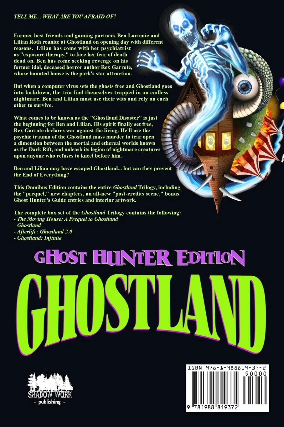 Rückseite: 9781988819372 | Ghostland | Ghost Hunter Edition (Omnibus) | Duncan Ralston | Buch