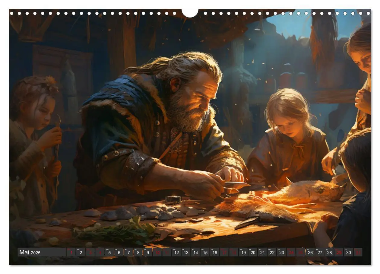 Bild: 9783383869372 | Das Leben damals im Norden (Wandkalender 2025 DIN A3 quer),...