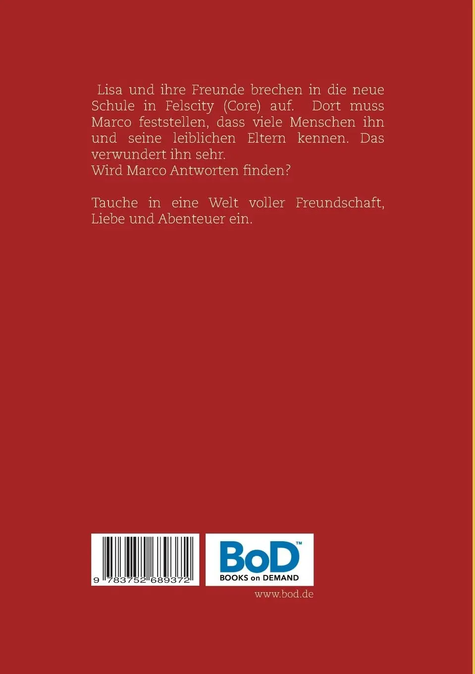 Rückseite: 9783752689372 | Best Friends Band I | Der Anfang | Nimi Livi | Taschenbuch | 172 S.