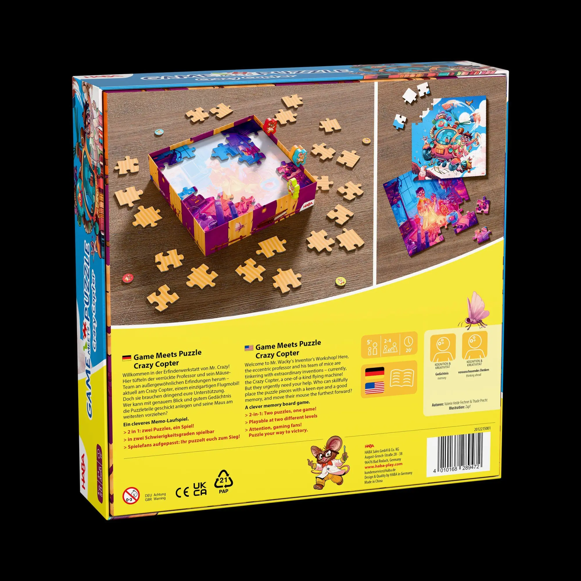 Bild: 4010168289472 | GAME MEETS PUZZLE - Crazy Copter | Spiel | Deutsch | 2025