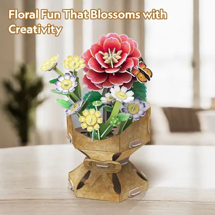Bild: 7640409429472 | CUBICFUN - 3D Puzzle Blumentopf Kamelie 109 Teile | Spiel | 663302