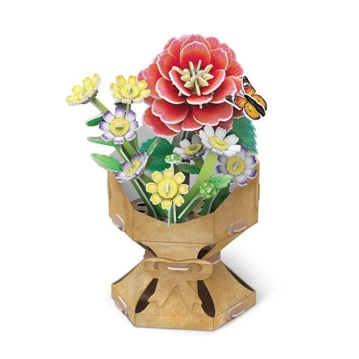 Bild: 7640409429472 | CUBICFUN - 3D Puzzle Blumentopf Kamelie 109 Teile | Spiel | 663302