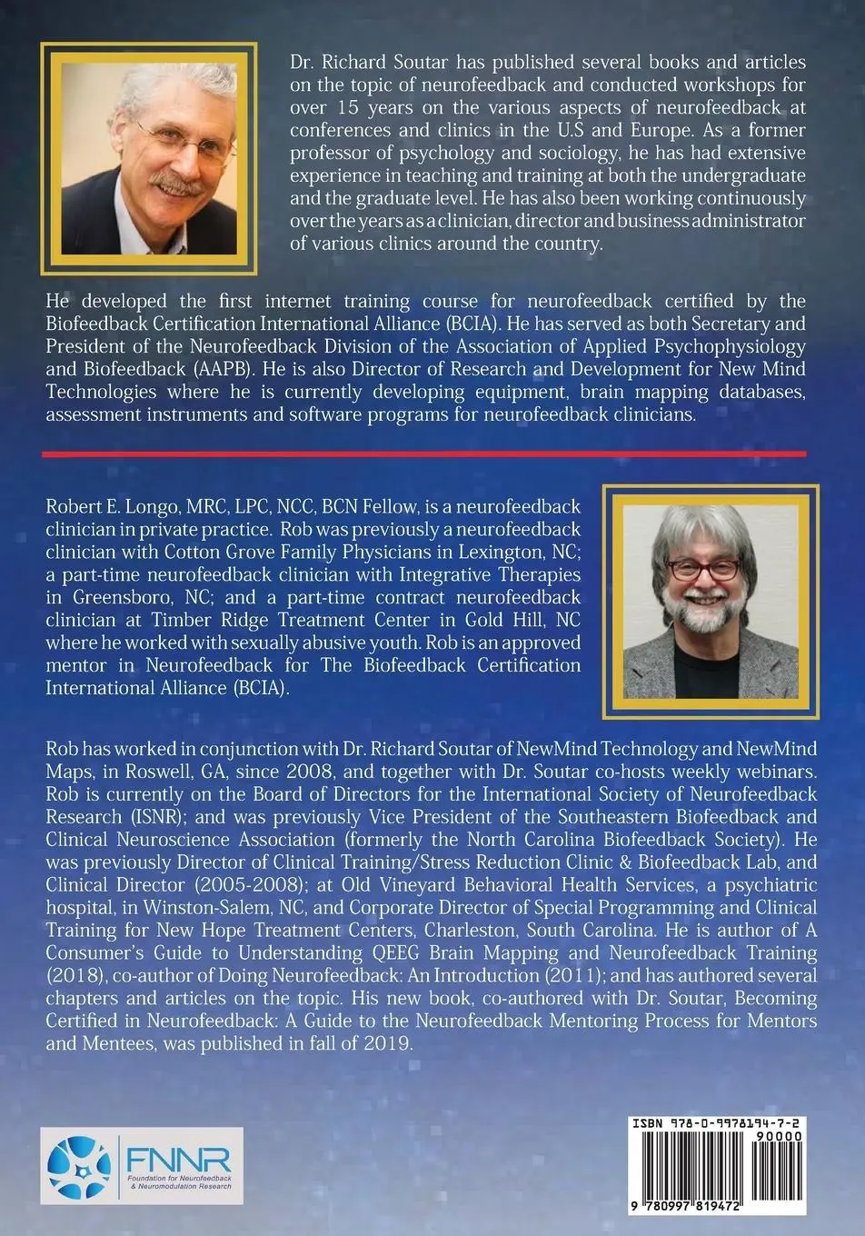Rückseite: 9780997819472 | Doing Neurofeedback | An Introduction | Richard Soutar | Taschenbuch
