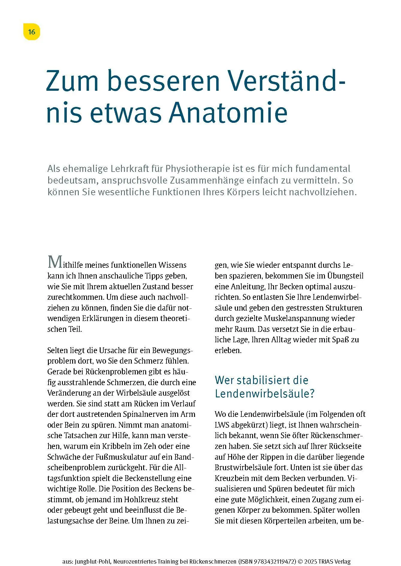 Bild: 9783432119472 | Neurozentriertes Training bei Rückenschmerzen | Corinna Jungblut-Pohl