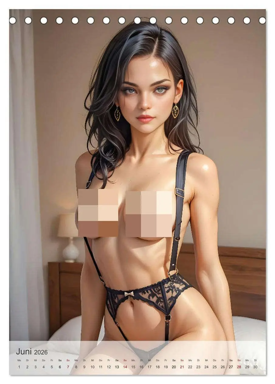 Bild: 9783457279472 | Spicy Fantasy - Verführung zwischen Büro und Bett (Tischkalender...