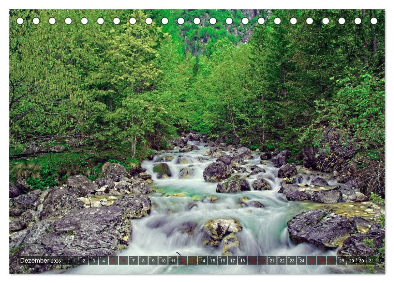 Bild: 9783457899472 | Slowenien - Soca Tal (Tischkalender 2026 DIN A5 quer), CALVENDO...
