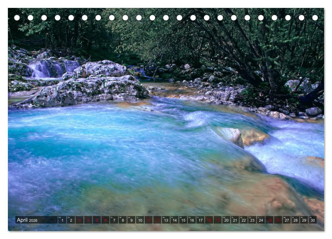 Bild: 9783457899472 | Slowenien - Soca Tal (Tischkalender 2026 DIN A5 quer), CALVENDO...