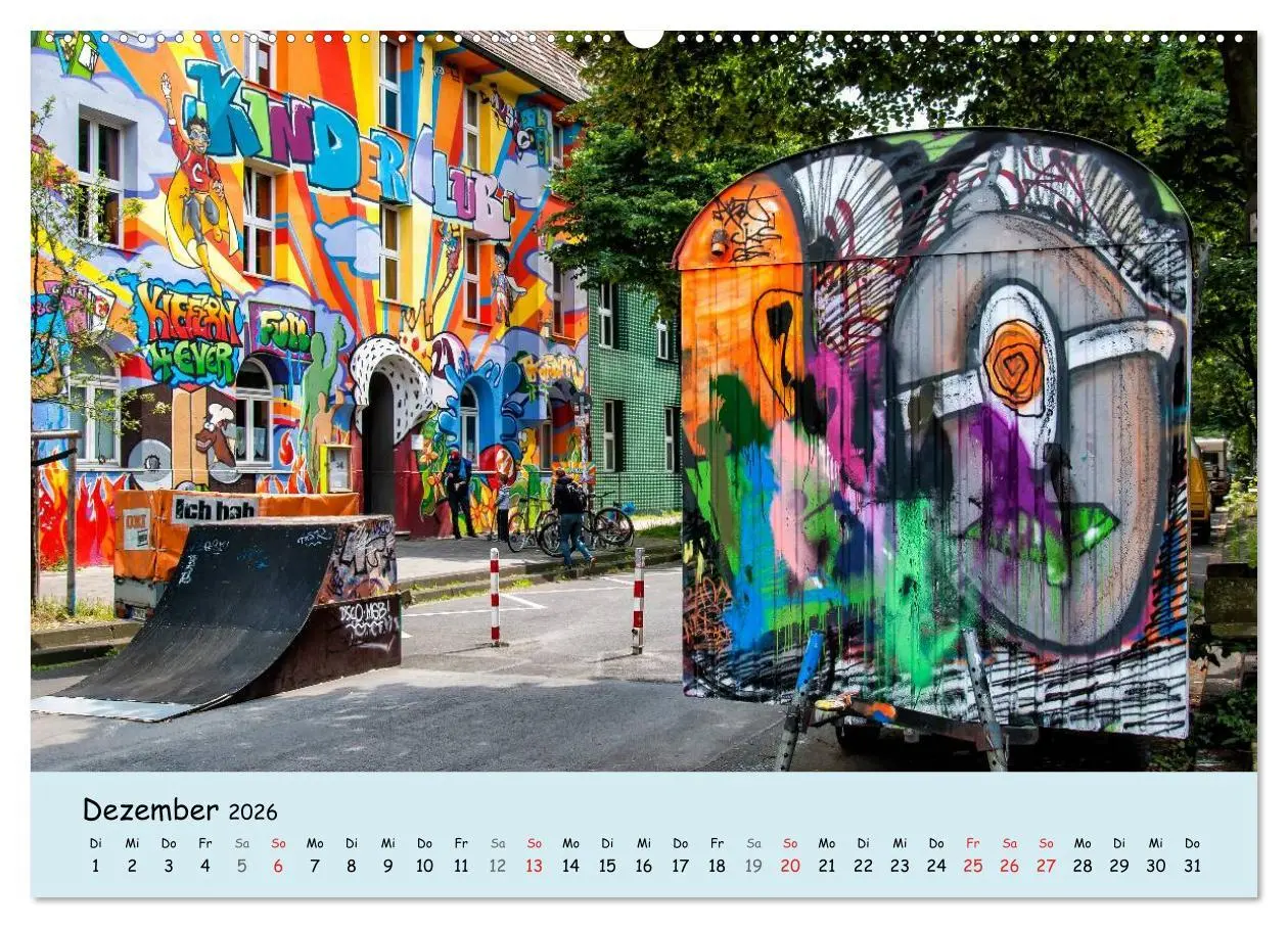 Bild: 9783516059472 | Düsseldorf - Die Kiefernstraße (hochwertiger Premium Wandkalender...