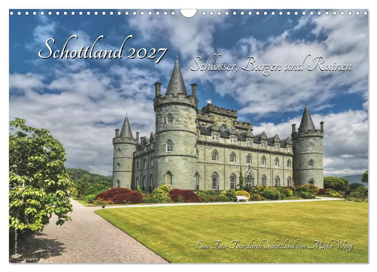 Cover: 9783569389472 | Schottland 2027 Schlösser, Burgen und Ruinen (Wandkalender 2027 DIN...