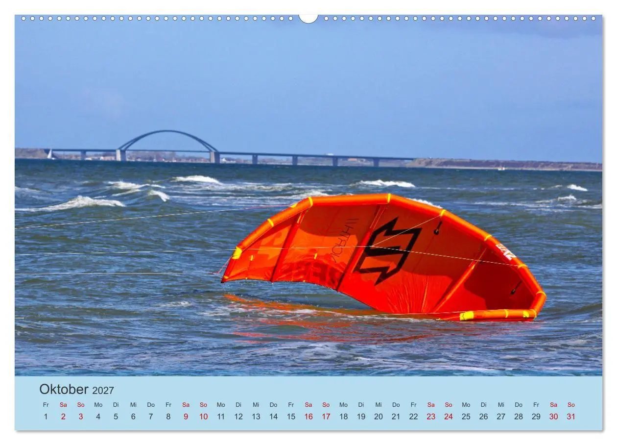 Bild: 9783569529472 | Fehmarnsund Brücke (hochwertiger Premium Wandkalender 2027 DIN A2...