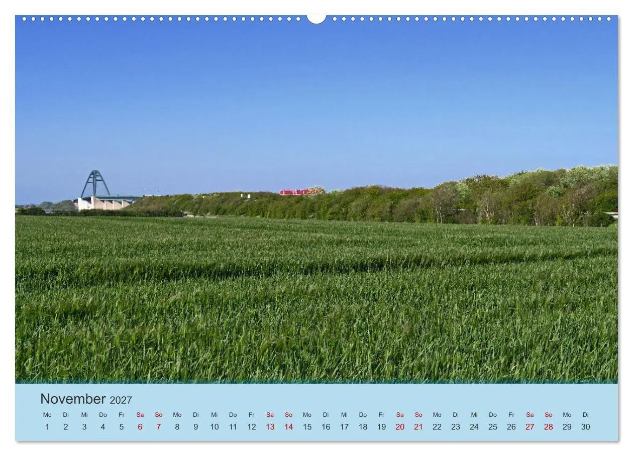 Bild: 9783569529472 | Fehmarnsund Brücke (hochwertiger Premium Wandkalender 2027 DIN A2...