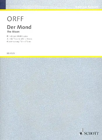 Cover: 9790001069472 | Der Mond | Carl Orff | Buch | 176 S. | Deutsch | Schott Music