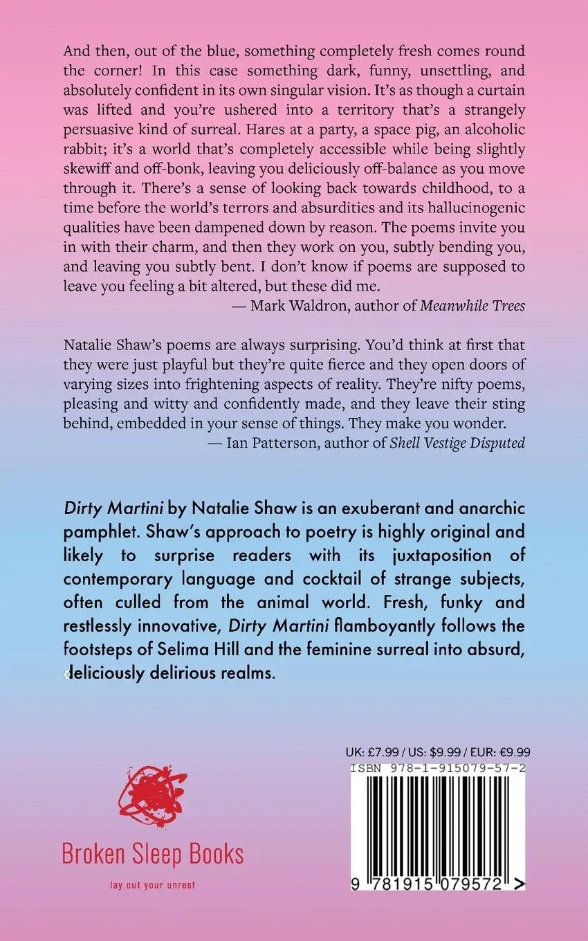 Rückseite: 9781915079572 | Dirty Martini | Natalie Shaw | Taschenbuch | Kartoniert / Broschiert