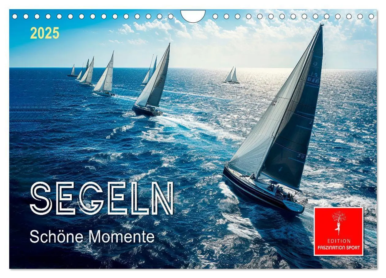 Cover: 9783383779572 | Segeln - schöne Momente (Wandkalender 2025 DIN A4 quer), CALVENDO...
