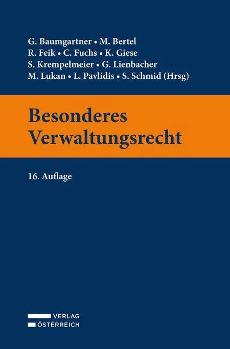 Besonderes Verwaltungsrecht - Neuware