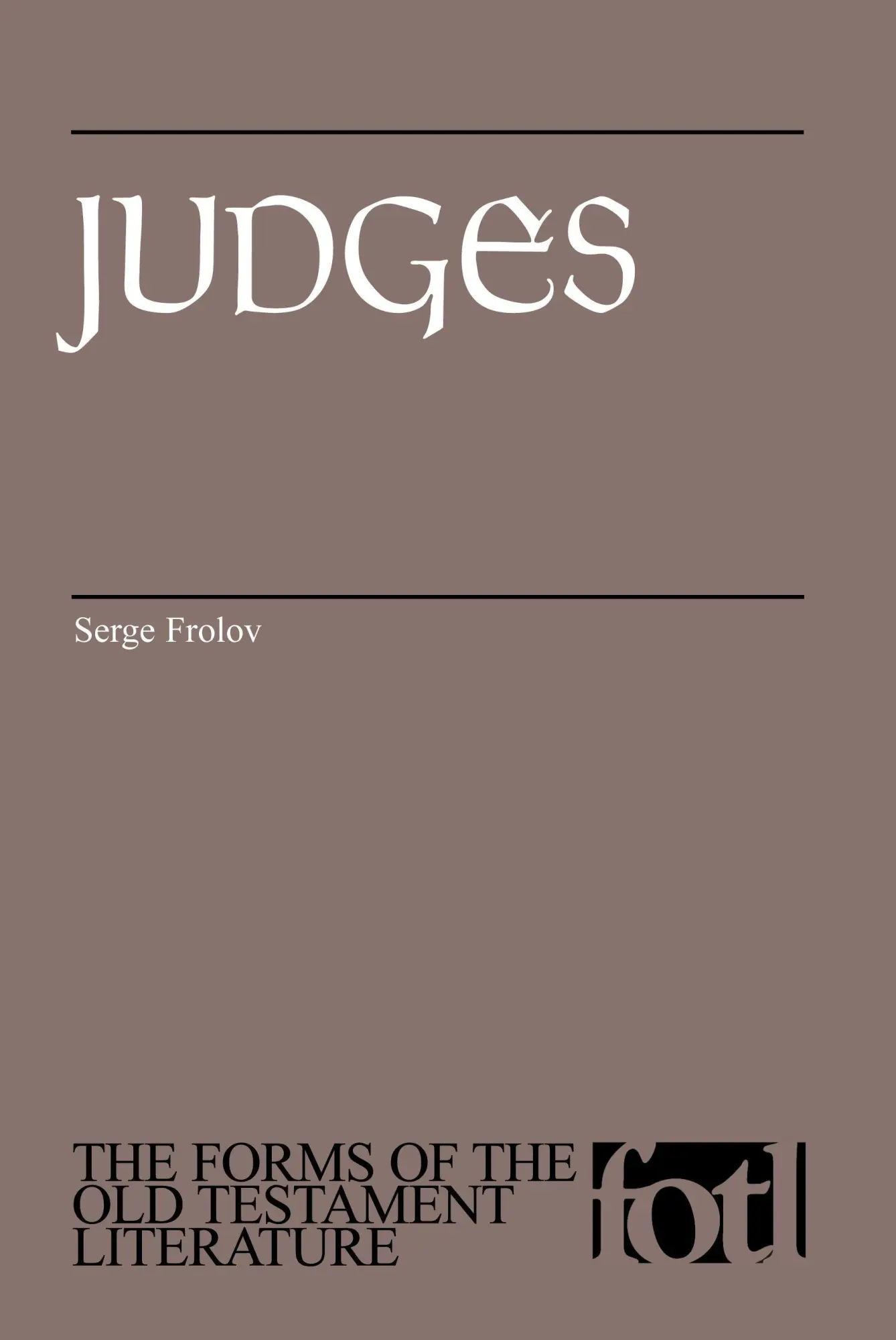 Cover: 9780802829672 | Judges | Serge Frolov | Taschenbuch | Kartoniert / Broschiert | 2013