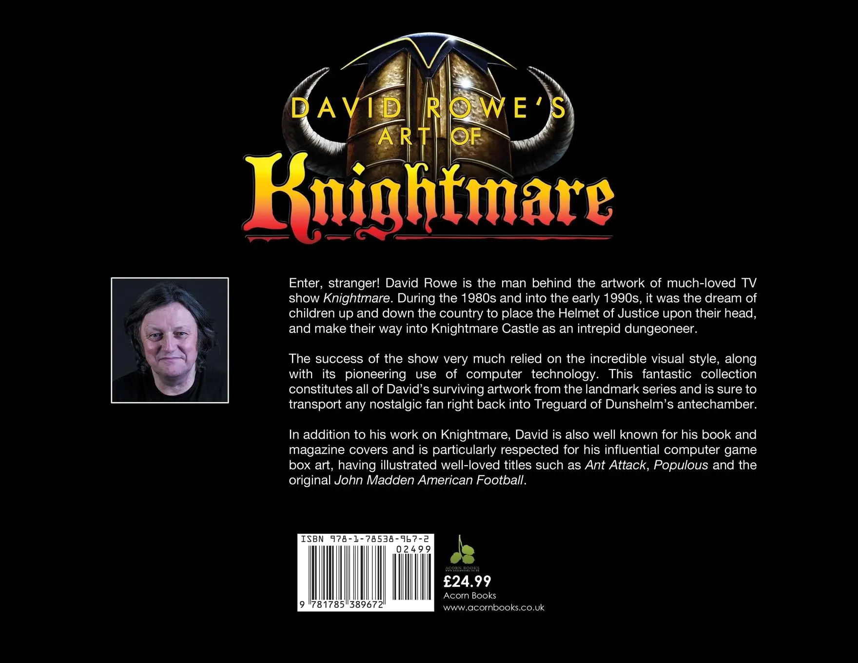 Rückseite: 9781785389672 | David Rowe's Art of Knightmare | David Rowe | Taschenbuch | Englisch