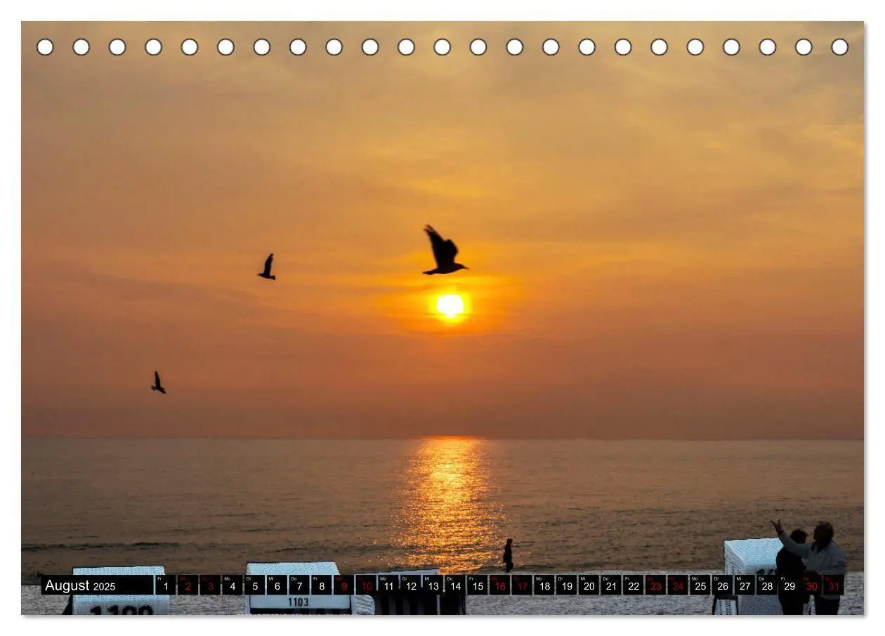 Bild: 9783435309672 | Magisches Sylt (Tischkalender 2025 DIN A5 quer), CALVENDO...